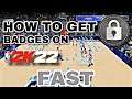 FASTEST WAY TO GET DEFENSIVE BADGES in 1 DAY in NBA 2K22 BEST DEFENSE METHOD 75K+ EVERY GAME