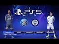 FIFA 22 PS5 PSG - INTER MILAN | MOD Ultimate Difficulty Career Mode UCL Final HDR Next Gen