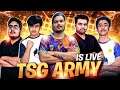 Free Fire Tournament Live With Team TSG ARMY SQUAD IN NEW MAP - Garena Free Fire Ao Vivo
