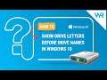 How to Show Drive Letters Before Drive Names in Windows 10
