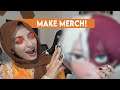 Opening my shop with Vograce! + How to make merch (stickers, keychains & more!)