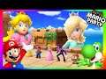 Super Mario Party Minigames #459 Mario vs Peach vs Yoshi vs Rosalina