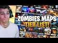 The BEST Zombies Maps Tier List...