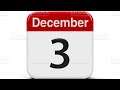 3 December 2021