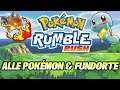 Alle Pokémon und die Fundorte! 😎 Pokedex & Glurak Insel! | Pokémon Rumble Rush Deutsch