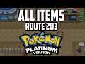 EVERY Item in Route 203 & Oreburgh Gate - Pokémon Platinum
