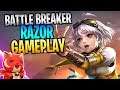 FORTNITE - New RAZOR Ninja Battle Breaker Hero Save The World Gameplay