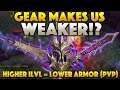 Gear makes us WEAKER!? [Armor and Block PvP Scaling]
