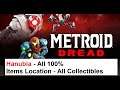 Metroid Dread - Hanubia - All 100% - Items Location - All Collectibles