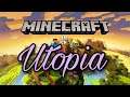 Minecraft Utopia (Live) #1 Base tour!!!!