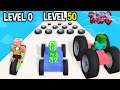 Monster School: CarCraft.io GamePlay Mobile Game Max Level LVL Noob Pro Hacker - Minecraft Animation