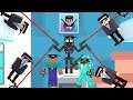 Monster School : Mr Bullet Spy Puzzles Challenge - Minecraft Animation