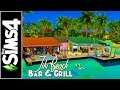 Tiki Beach Bar & Grill Speed Build | The Sims 4: Island Living