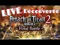 Attack on Titan 2 "Final Battle" - Découverte en LIVE - Xbox One - Fr