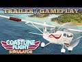 Coastline Flight Simulator - Trailer + Gameplay ( Easy Sim ) PC Steam 4K