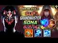 GrandMaster Sona Support vs Leona - 천상계 서폿 소나 템트리 룬 슈렐 콩콩이 - LOL KR 11.9