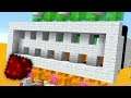 How to Build a HUGE Redstone Honey/Slime Block Door!