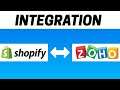 How to Integrate Shopify with Zoho CRM