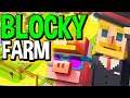 LET'S PLAY A FARMING APP GAME!【BLOCKY FARM】- CrazeLarious