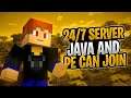 Minecraft Live With Subscribers |24/7 Server| Making base !|MINECRAFT HINDI SMP live| Java+pE.