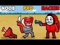 NOOB vs PRO vs HACKER in Survival 456 But It's Impostor