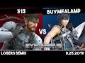 313 (Snake) vs BuyMeALamp (Chrom) | Losers Semis | Synthwave #8