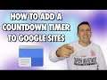 How to Add a Countdown Timer to Google Sites