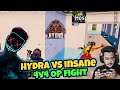 Hydra danger OP Nade in Scrims🔥 | 🔥Hydra vs Insane 4v4 fight in scrims🔥