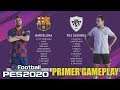 PES 2020 - BARCELONA vs PES LEGENDS - GAMEPLAY COMPLETO!!