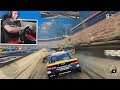 CRAZY RACE AT BRISTOL (NASCAR Gameplay with Wheel)