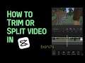 How To Trim or Split Video in CapCut