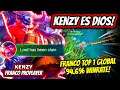 ¡SOLO KENZY PUEDE REMONTAR UNA PARTIDA ASI! FRANCO TOP 1 GLOBAL 94.6% WINRATE! | MOBILE LEGENDS