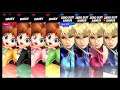 Super Smash Bros Ultimate Amiibo Fights – Request #20038 Daisy Team vs Zero Suit Team