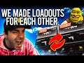 WE BUILD EACH OTHERS LOADOUTS IN WARZONE... **SABOTAGE ALERT** 😂 (Cold War Warzone)
