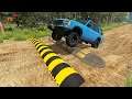 Cars vs Speed bumps vs Mud and Potholes - BeamNG.drive | BeamNG-Cars TV