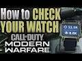 HOW to CHECK YOUR WATCH in MODERN WARFARE ⌚ How to use the $20 "Time to Die" KD Watch