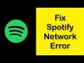 How To Fix Spotify Network Connection Problem Android & Ios - Fix Spotify Internet Connection Error