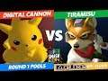 SSC 2019 SSBM -  Digital Cannon (Pikachu) VS  Tiramisu (Fox) Smash Melee Round 1 Pools