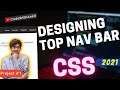 Top Nav Bar using HTML & CSS | #learncss #cssdesigns #csstutorial