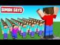 Playing SIMON SAYS in MINECRAFT!