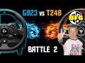 Thrustmaster vs Logitech T248 vs G923 Force feedback racing wheels