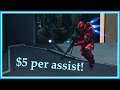 $5 per assist challenge on Halo 5 PC! (Custom 8's)