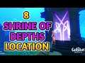 8 Inazuma Shrine of depths location - Genshin impact 2.1