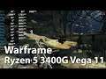 AMD Ryzen 5 3400G Review - Warframe - Gameplay Benchmark