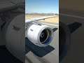 Красивый звук двигателей CFM56 на Airbus A319 во время взлёта #shorts