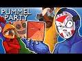 CRAZED UNLEASHED ROLEPLAY STREAMER TRIES THIS CRAZY NEW GAME PUMMEL PARTY ( GONE TERRIBLY WRONG ) 😱