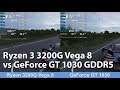 GeForce GT 1030 vs Ryzen 3 3200G Vega 8 iGPU Gaming Comparison