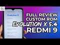 Install dan Review Custom Rom EVOLUTION X 5.4 REDMI 9 - Game Test Mobile Legend & Genshin Impact