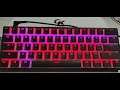 Mk 61 Gateron Optical Brown switch Mechanical Keyboard Review