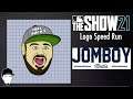 MLB the Show Logo Speed Run - Jomboy